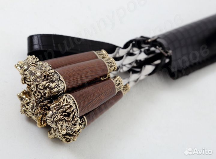 Подарочный набор шампуров в футляре с вилкой