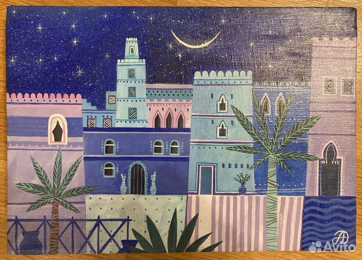 Картина «Оманская ночь» N. 2. Худ. Дымова Настя
