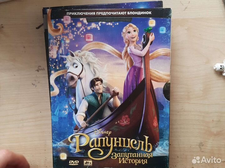 Диски CD, DVD с фильмами, мультфильмами