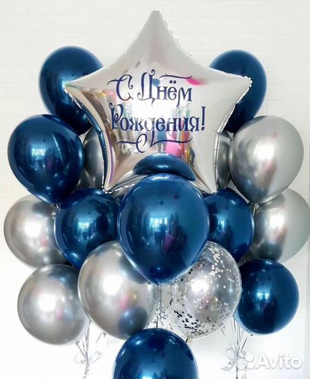 Шары воздушные на день рождения Щелково