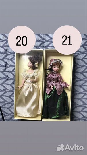 Куклы «Дамы Эпохи» и «Куклы в народных костюмах»