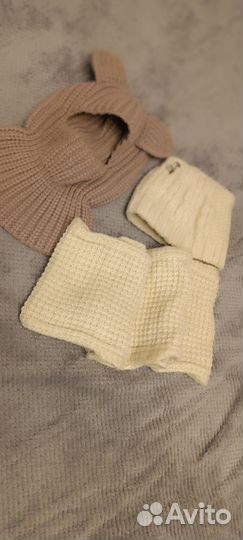 Шапка+ снуд+ шлем