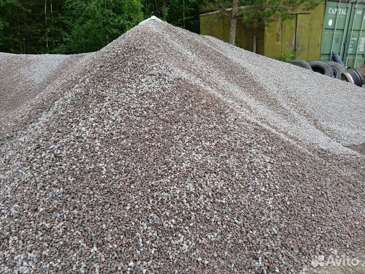 Песок карьерный намывной щебень