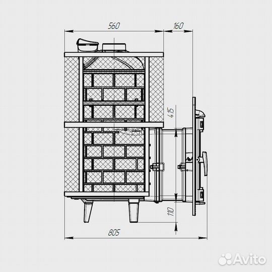 Печь банная «атмосфера XL+» сетка нержавейка