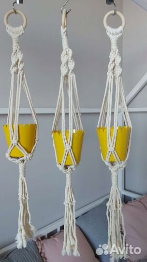 Подвес для кашпо макраме кашпо IKEA новое