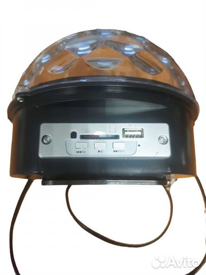 Колонка диско шар музыкальный