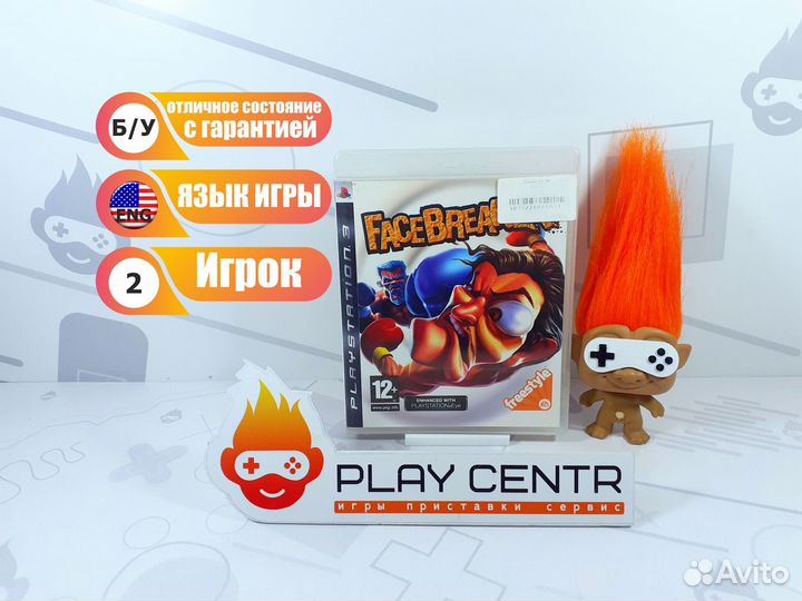 Диск для PS3 Facebreaker б/у с гарантией