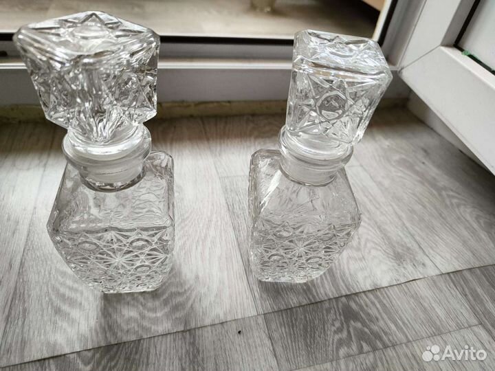 Графины для крепких напитков 2 шт