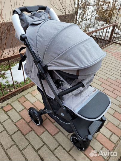 Новая прогулочная коляска Babalo 2023 серая