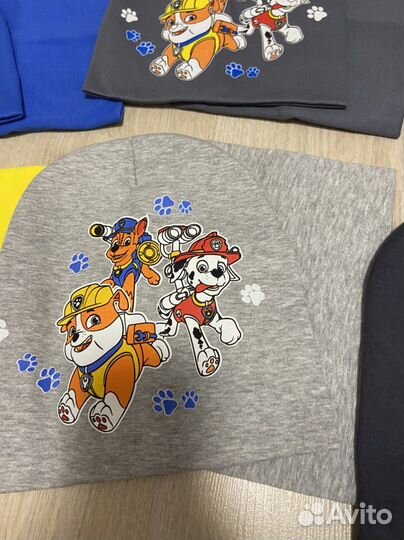 Шапка снуд новая щенячий патруль от 3 до 6 лет