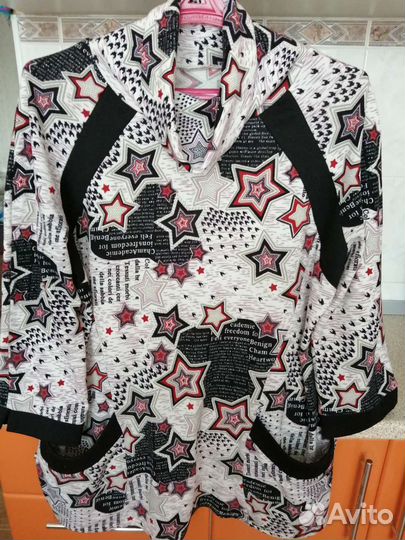 Женские блузоны 52 54