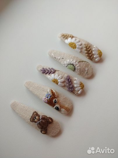 Заколка для волос ручная работа