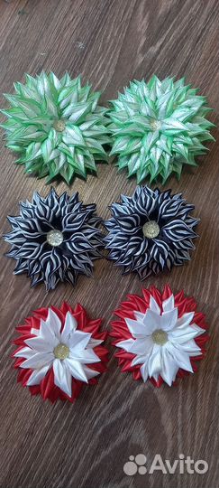 Резинки бантики,ручная работа