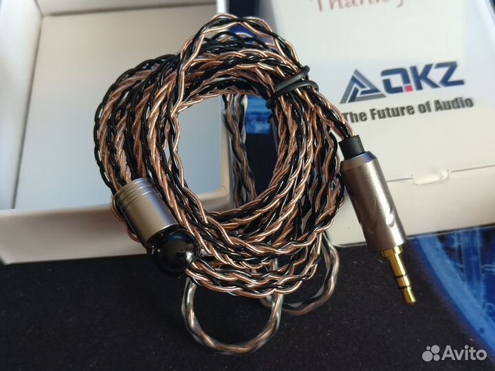 Наушники KZ Castor harman гарнитура 3.5 4.4