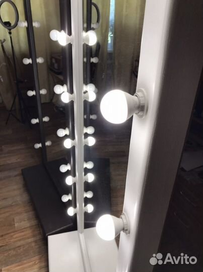 Гримерное Зеркало, с лампочками 180х80