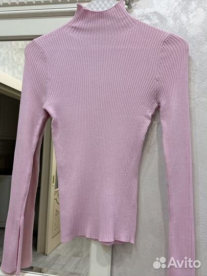 Водолазка розовая