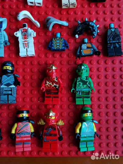Lego Ninjago минифигурки, оружие
