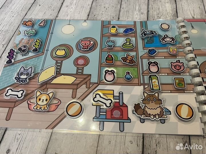 Игры на липучках Toca boca life pets