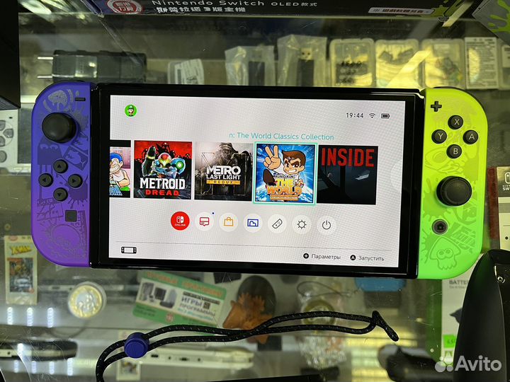 Nintendo Switch oled 320 Гб Чипованная+37 игр