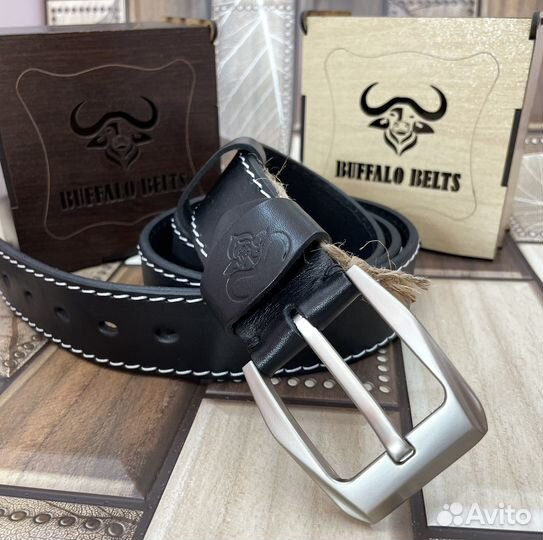 Ремень из кожи буйвола