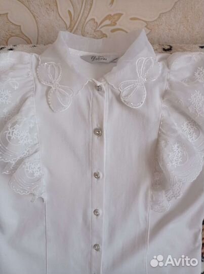 Блузка школьная для девочки 146