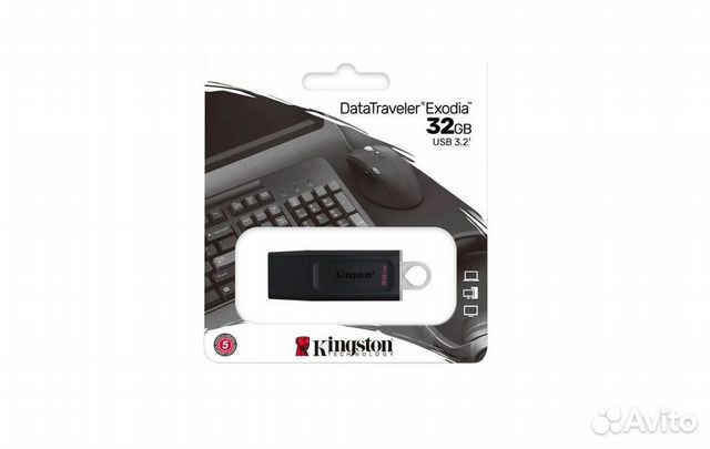 Flash Накопитель Kingston 32Gb USB 3.2 Новый