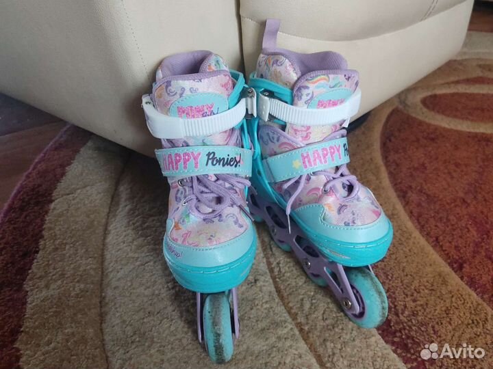 Роликовые коньки 31-34 в хорошем состоянии