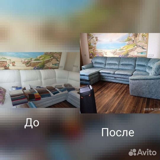 Перетяжка мягкой мебели