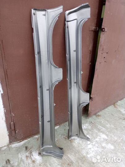 Пороги для Шевролет Нива -2123 под обвес Bertone E