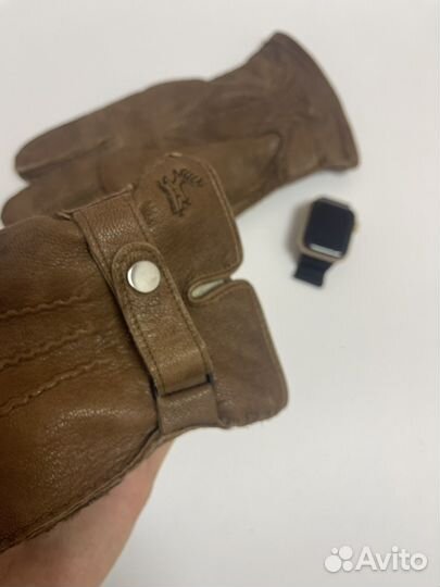 Мужские кожаные перчатки Deerakin