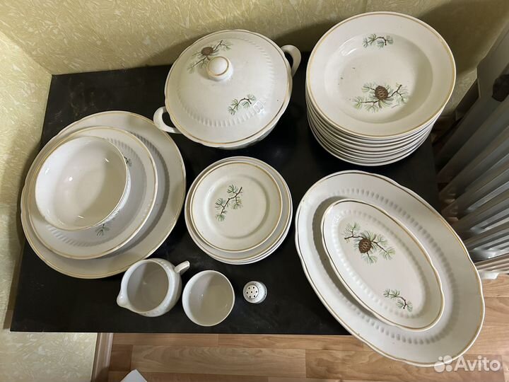 Сервиз столовый керамика