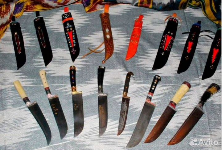 Узбекский нож Пчак ручка пластик