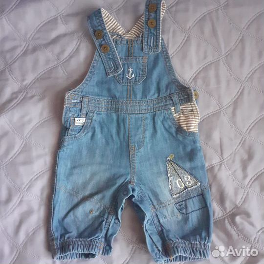 Джинсовый комбинезон