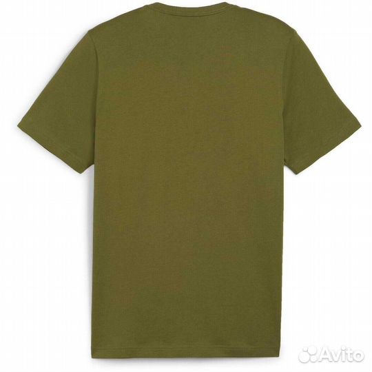 Футболка puma Ess Logo olive м