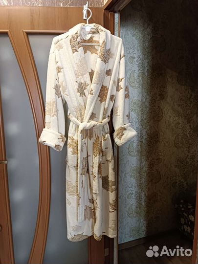 Халат банный женский махровый