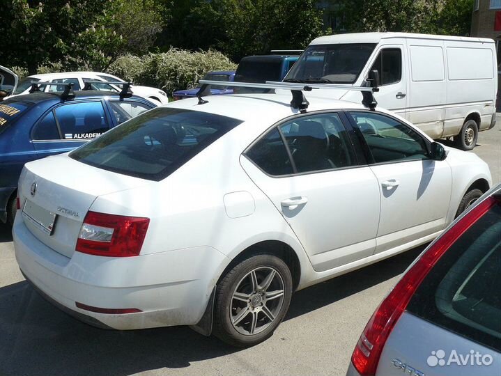 Багажник на крышу Шкода Октавия А7, аэро