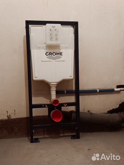 Ремонт инсталляции унитаза. Любой фирмы. Сантехник