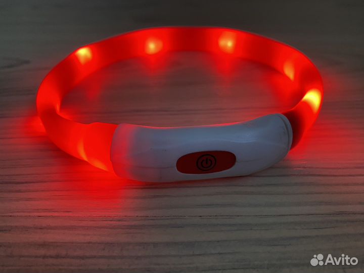 Ошейник светящийся для небольшой собаки