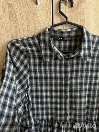 Клетчатое платье