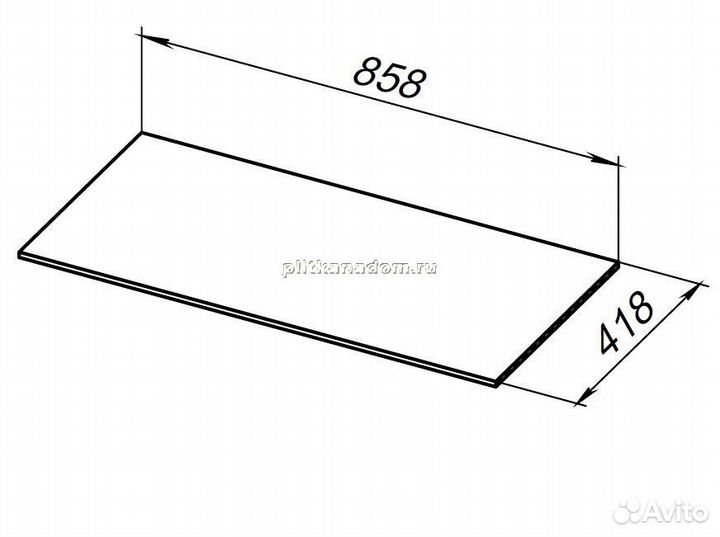 Allen Brau Liberty 1.330012.B-S Столешница для мебели, бежевая структ