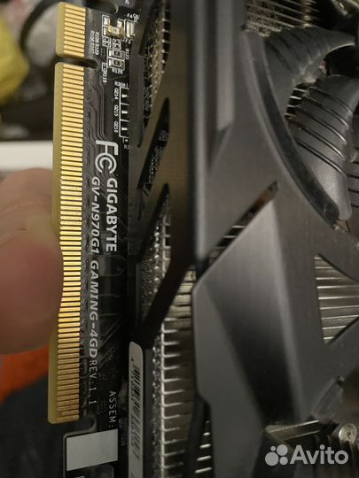 Видеокарта nvidia Gigabyte GV-N970G1 gaming-4GD