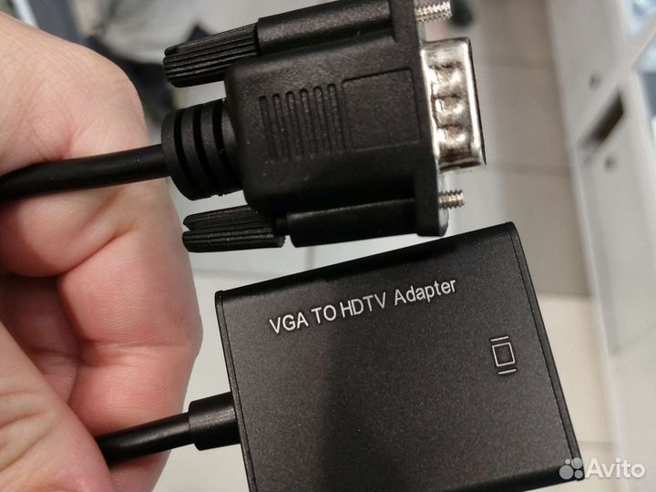 Переходник vga вход hdmi выход с аудио входом 3.5