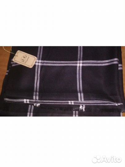 Платок . Шарф женский в клеточку