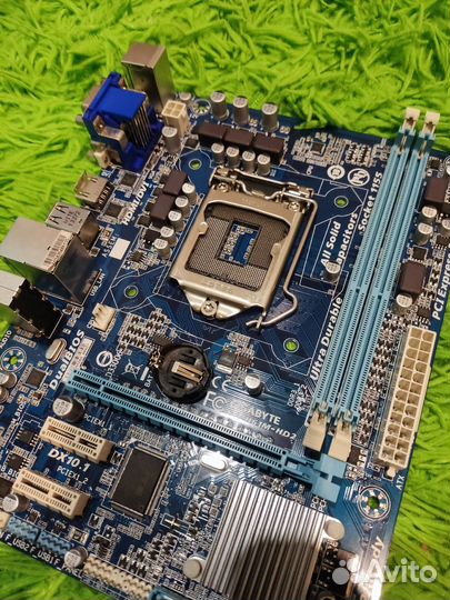 Материнская плата Gigabyte GA-H61M-HD2 (на запчаст