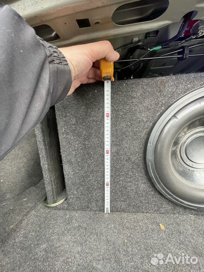 Сабвуфер 12 с коробом на трубе