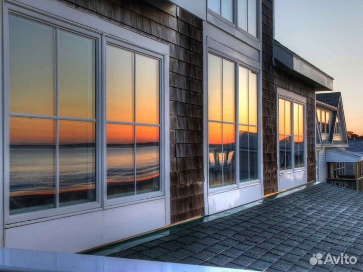 Ремонт окон, стеклопакет триплекс RAL7728