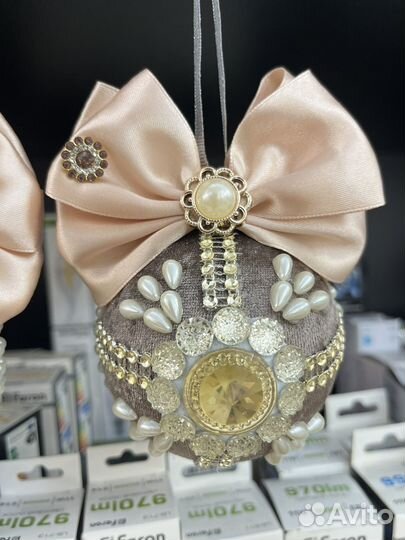 Елочные игрушки ручной работы