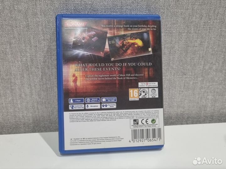 Silent Hill book of memories ps vita