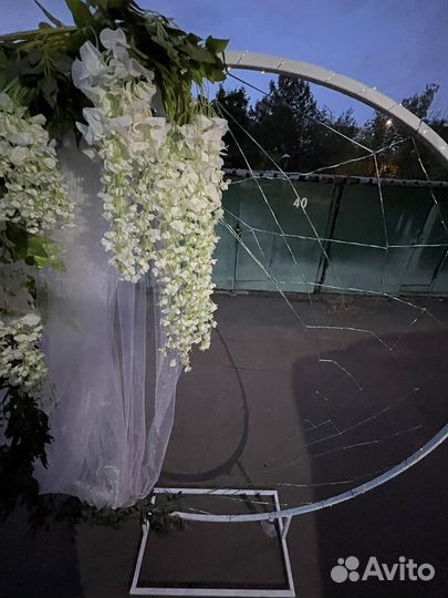 Свадебная арка с плетением
