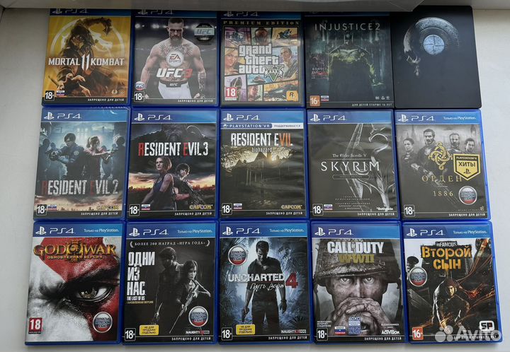 Диски игры для ps4 ps5